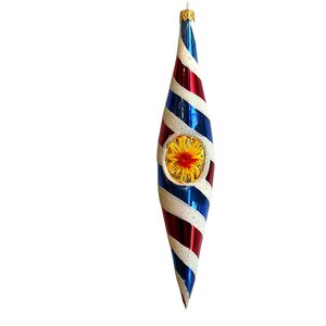 Kerstbal Reflector Pegel Swirl