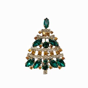 Brooche Christmas tree Verde