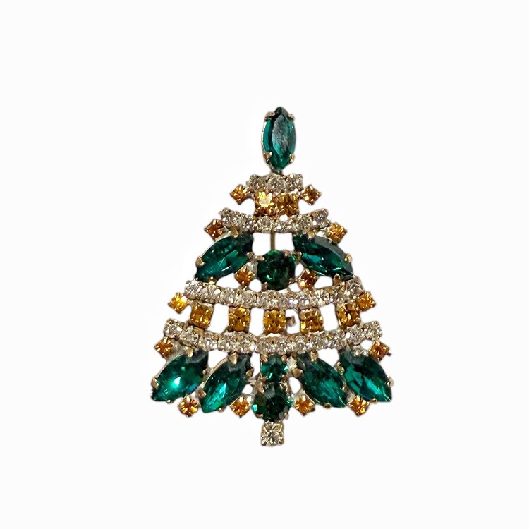 Broche Kerstboom Verde
