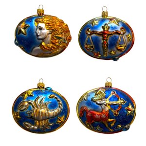 Christmas Ornament Zodiac Aquarius