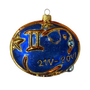 Christmas Ornament Zodiac Gemini
