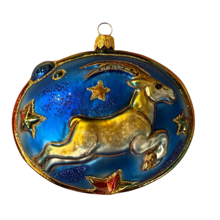 Christmas Ornament Zodiac Capricorn
