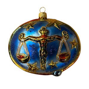 Christmas Ornament Zodiac Libra