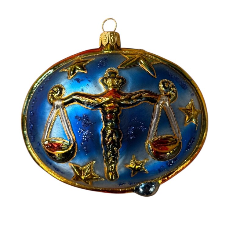 Christmas Ornament Zodiac Libra