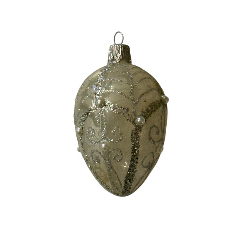 Kerstbal Paasei Fabergé Translucent