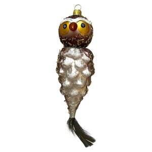 Christmas Decoration Cone Owl