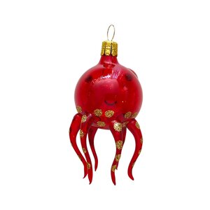 Christmas Ornament Jellyfish Red
