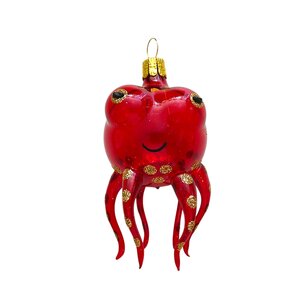 Christmas Ornament Jellyfish Red