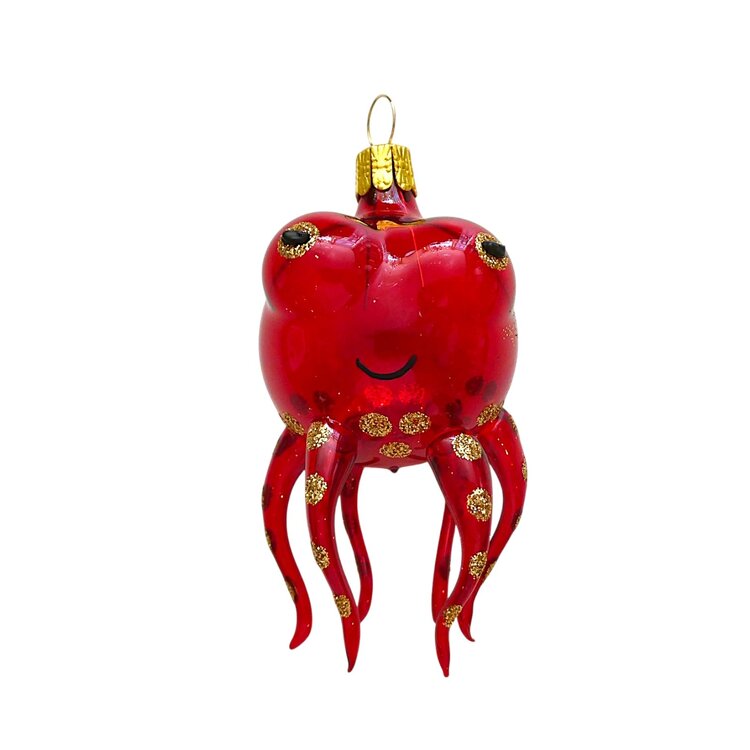 Kerstbal Kwal Rood