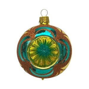 Christmas Decoration Reflector Blue-Yellow