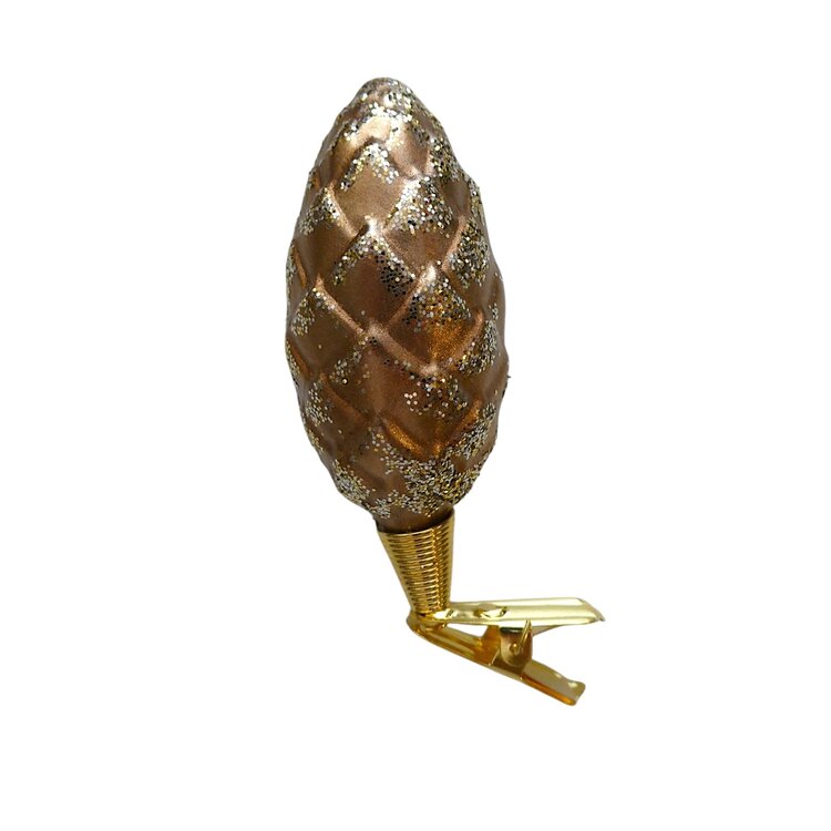 Kerstclip Dennenappel