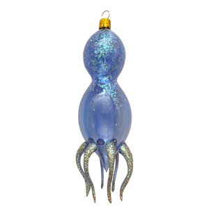 Kerstbal Kwal Blauw