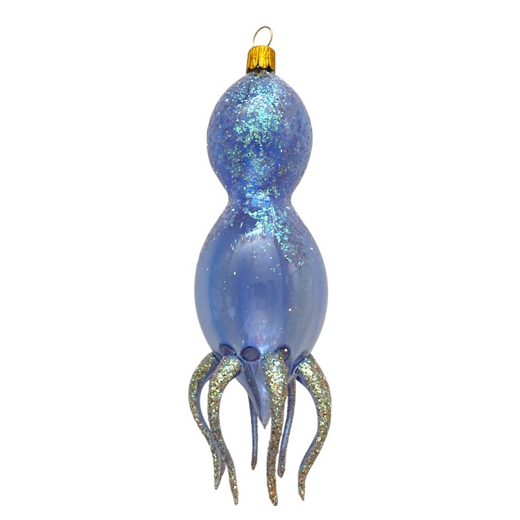 Christmas Ornament Jellyfish Blue