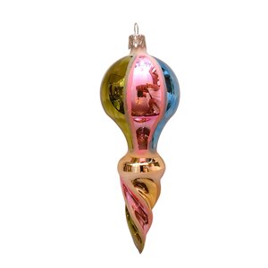 Kerstbal Retro Swirl