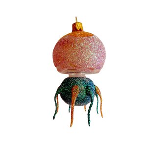 Christmas Ornament Jellyfish Pink-Blue