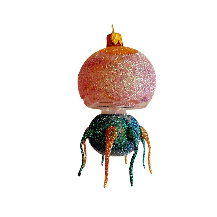 Christmas Ornament Jellyfish Pink-Blue