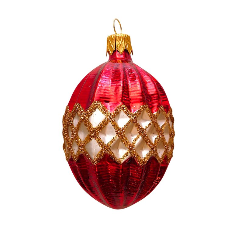 Christmas Ornament Red-Silver