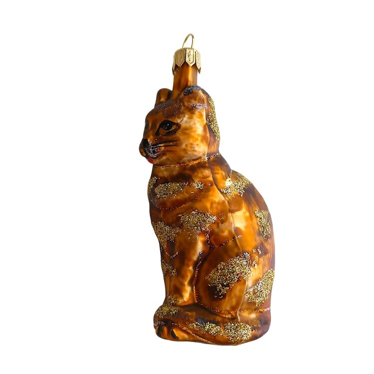 Christmas Ornament Red Cat