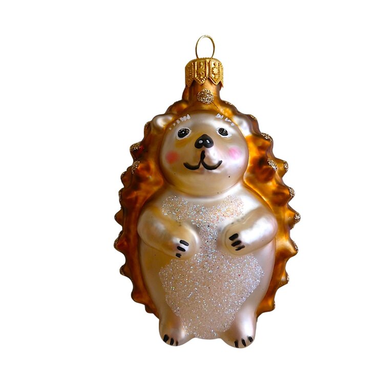 Christmas Ornament Hedgehog  Standing