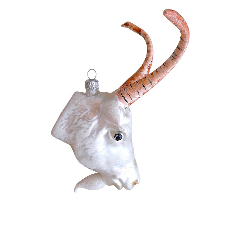 Christmas Ornament Goat's Head