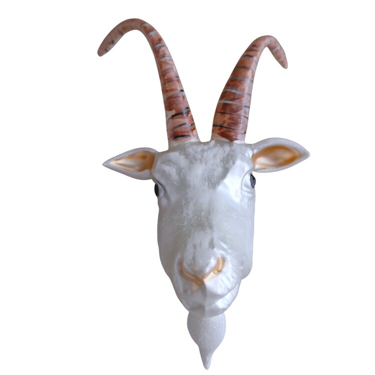 Christmas Ornament Goat's Head