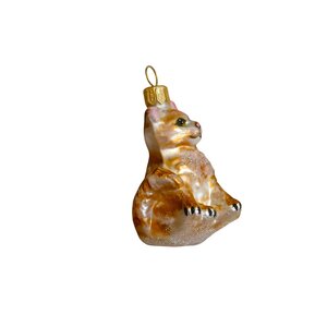 Christmas Ornament Kitten Red