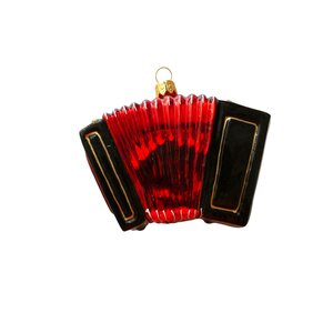 Kerstbal Rode Accordeon