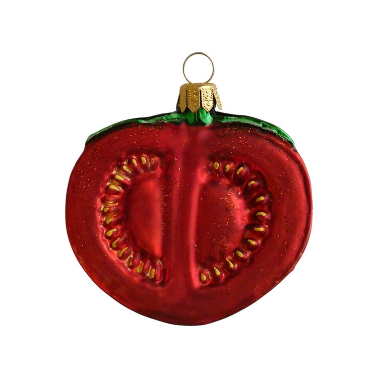 Christmas Ornament Tomato Half
