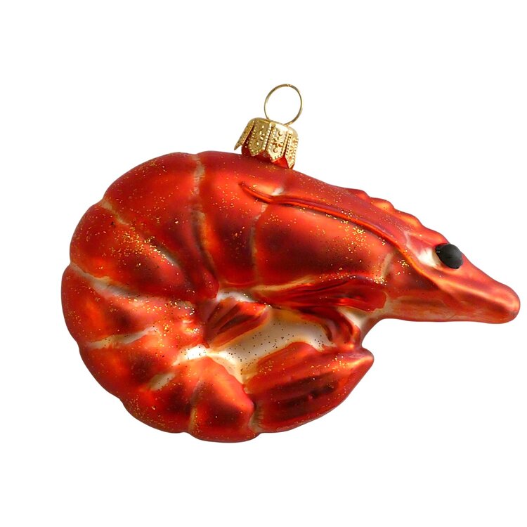 Christmas Ornament Large Shrimp