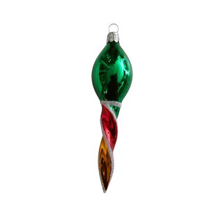 Kerstbal Reflector Swirl Puntig