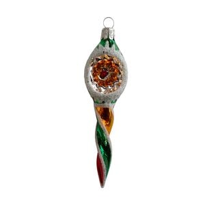 Kerstbal Reflector Swirl Puntig