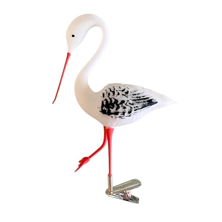 Christmas Ornament Elegant Little Stork