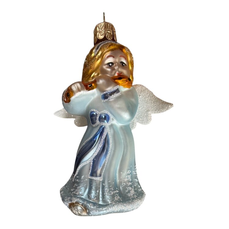 Christmas Ornament Little Blue Angel