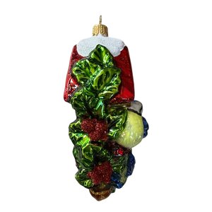 Kerstbal Vogelhuisje met Koolmeesjes