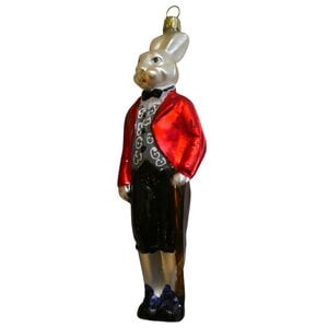 Christmas Decoration Gentleman Rabbit Slender