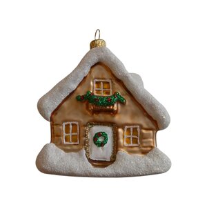 Christmas Ornament Snowy Little House