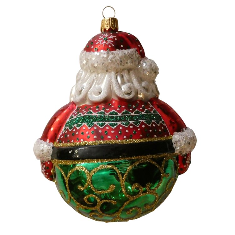 Christmas Ornament Chubby Santa