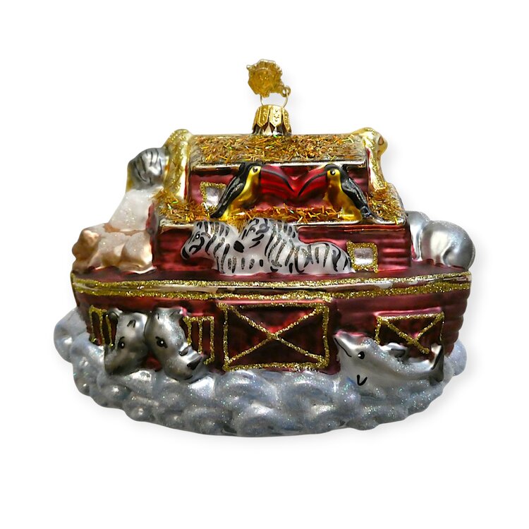 Christmas Ornament Noah's Ark on the Waves