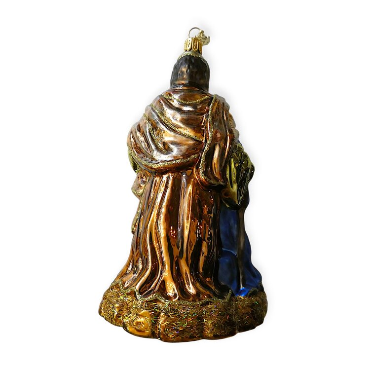 Christmas Ornament Nativity Scene with Small Lantern