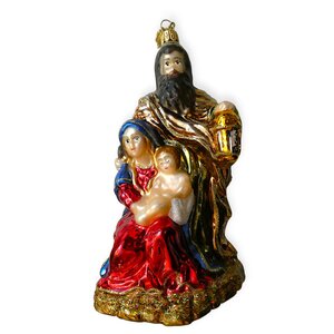 Kerstbal Kerststalletje met Lantaarntje