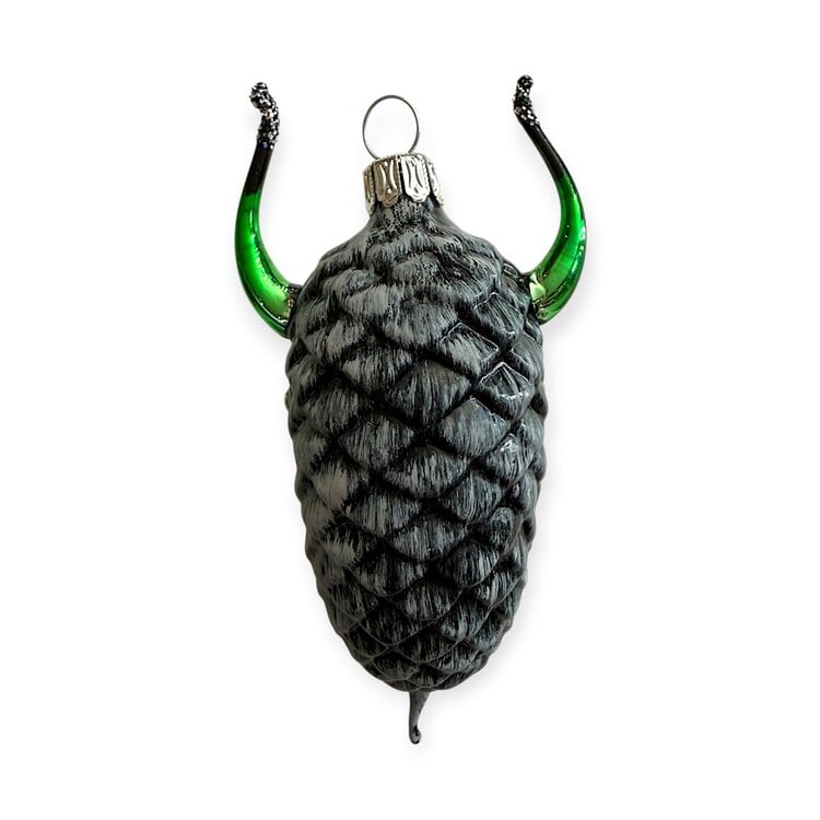 Kerstbal Krampus Groen