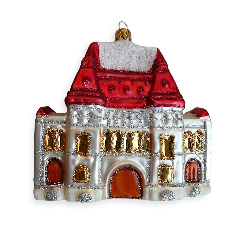 Christmas Ornament Museum in the Snow