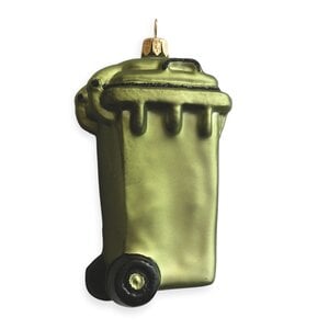 Christmas Decoration Wheelie Bin