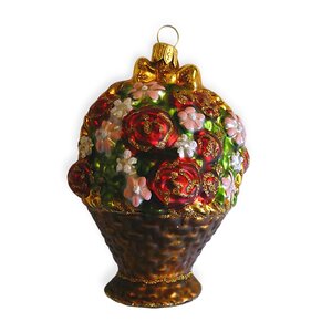 Christmas Decoration Flower Basket