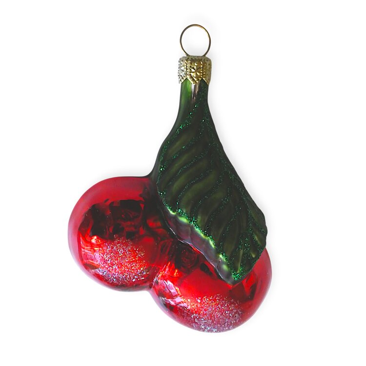 Kerstbal Kersen aan Takje
