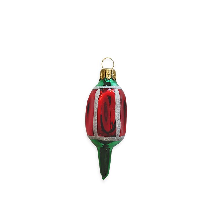 Christmas Decoration Bauble Red Pointed