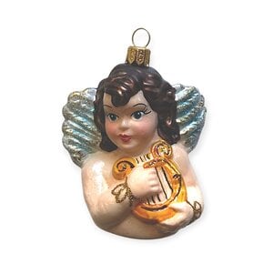 Christmas Decoration Angel with a Lyre