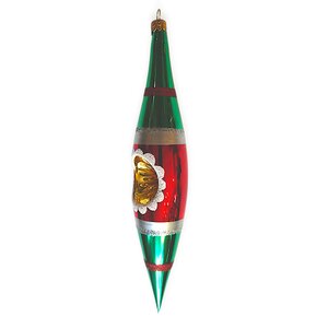 Kerstbal Reflector Pegel Groen-Rood