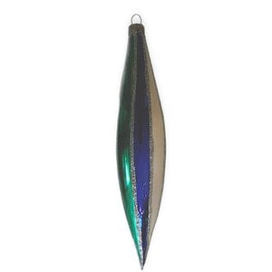 Kerstbal Reflector Pegel Gesptreept Roze