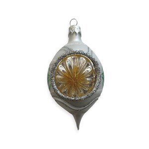 Christmas Ornament Reflector Small Green-Yellow